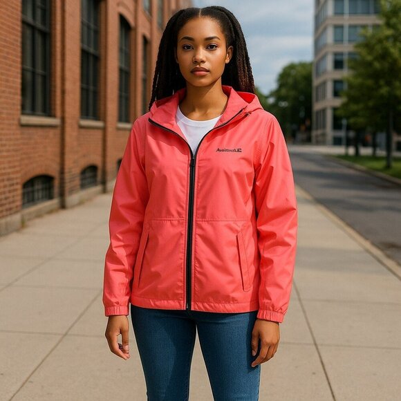 Avalanche Jackets & Blazers - Avalanche Weather Shield Zip Windbreaker Hooded